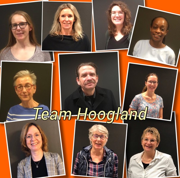 Team van de Bibliotheek Hoogland